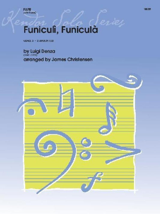 Funiculi Funicula Arr Christensen Flute/Piano (Softcover Book)