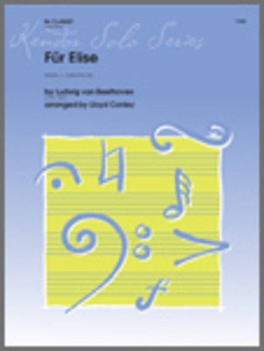 Fur Elise Arr Conley clarinet Piano (Softcover Book)