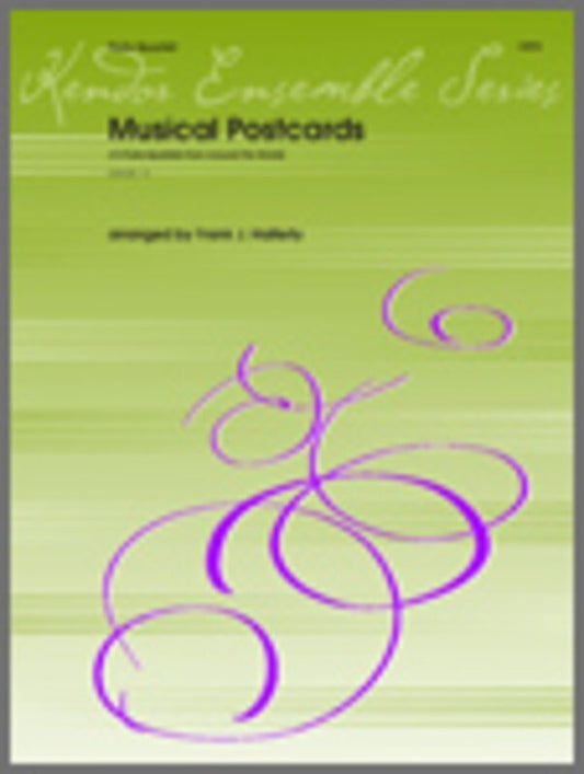 Musical Postcards Arr Halferty Flute Quartet (Music Score/Parts) Book