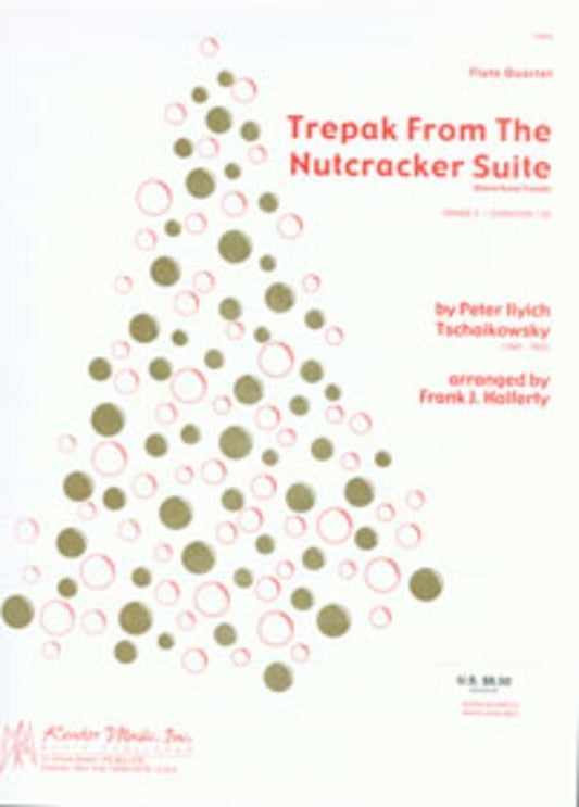 Trepak From Nutcracker Suite Flute Quartet (Music Score/Parts) Book