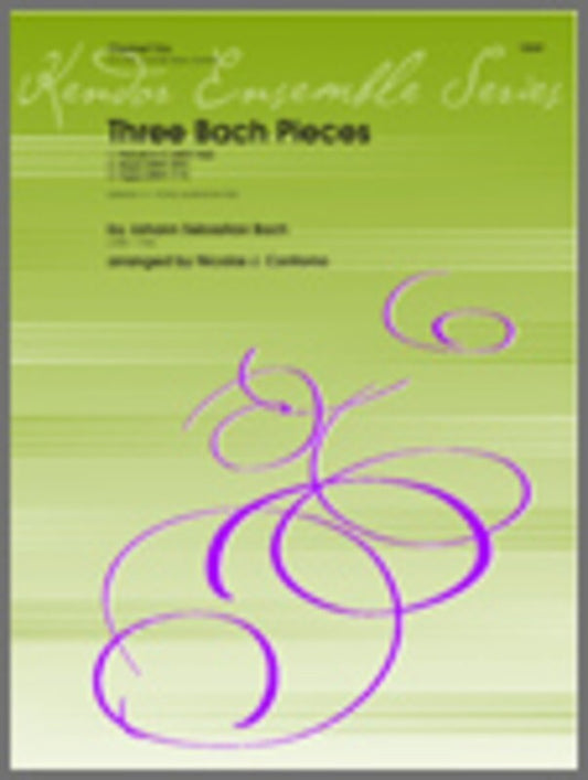 Bach Pieces 3 Arr Contorno Clarinet Trio (Softcover Book)