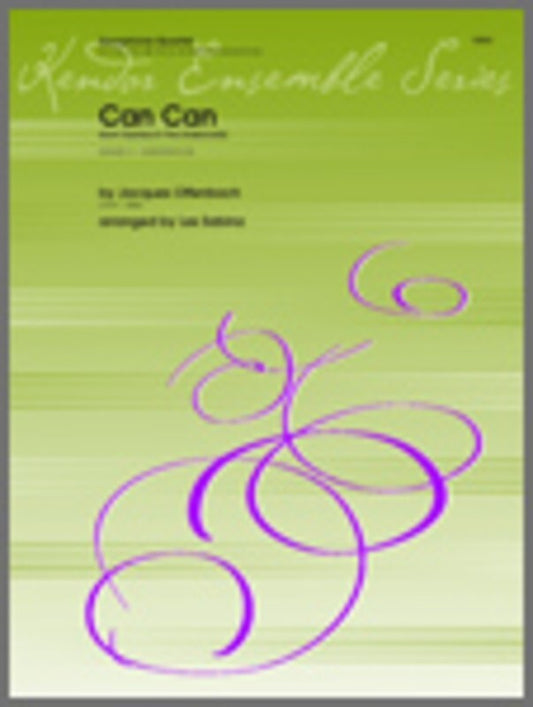Can Can Arr Sabina Aatb Sax Quartet (Music Score/Parts) Book