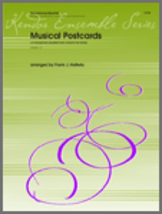 Musical Postcards Arr Halferty Aatb Sax Quartet (Music Score/Parts) Book