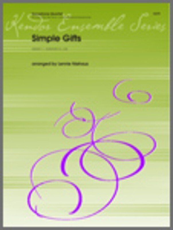 Simple Gifts for Saxophone Quartet by Niehaus - Kendor Music