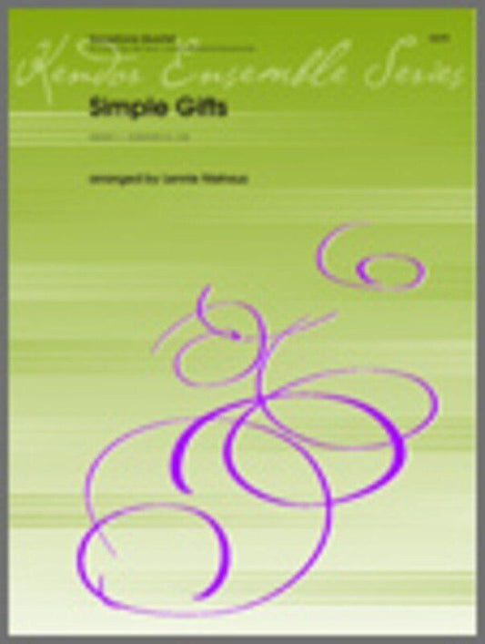 Simple Gifts for Saxophone Quartet by Niehaus - Kendor Music