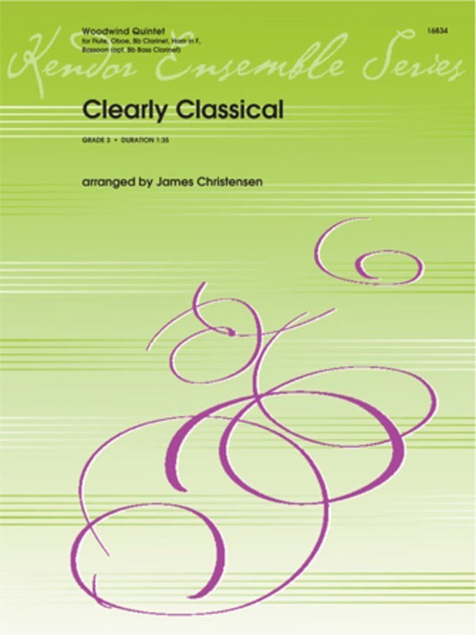 Clearly Classical For Woodwind Quintet (Set Of Parts) Book