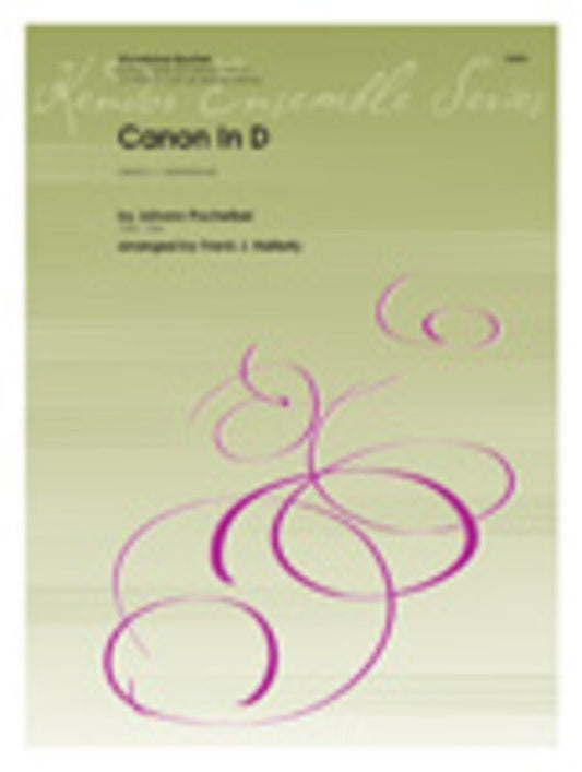 Canon In D Arr Halferty Woodwind Quintet (Music Score/Parts) Book
