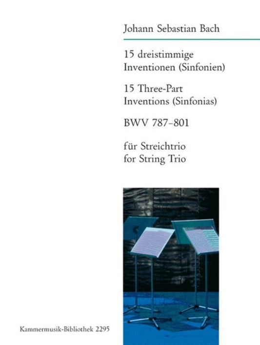 Inventions Three Part Arr Link String Trio Book