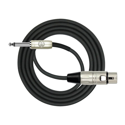 Kirlin 3Ft XLR Female to 1/4" Mono Plug Microphone Cable KMP482PR-3 — view 2