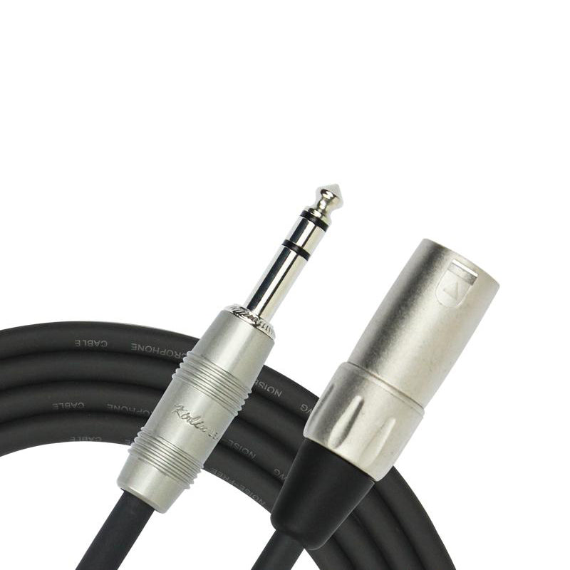 Kirlin 30FT Male XLR to 1/4" TRS Patch Cable KMP483PR-30 — view 4
