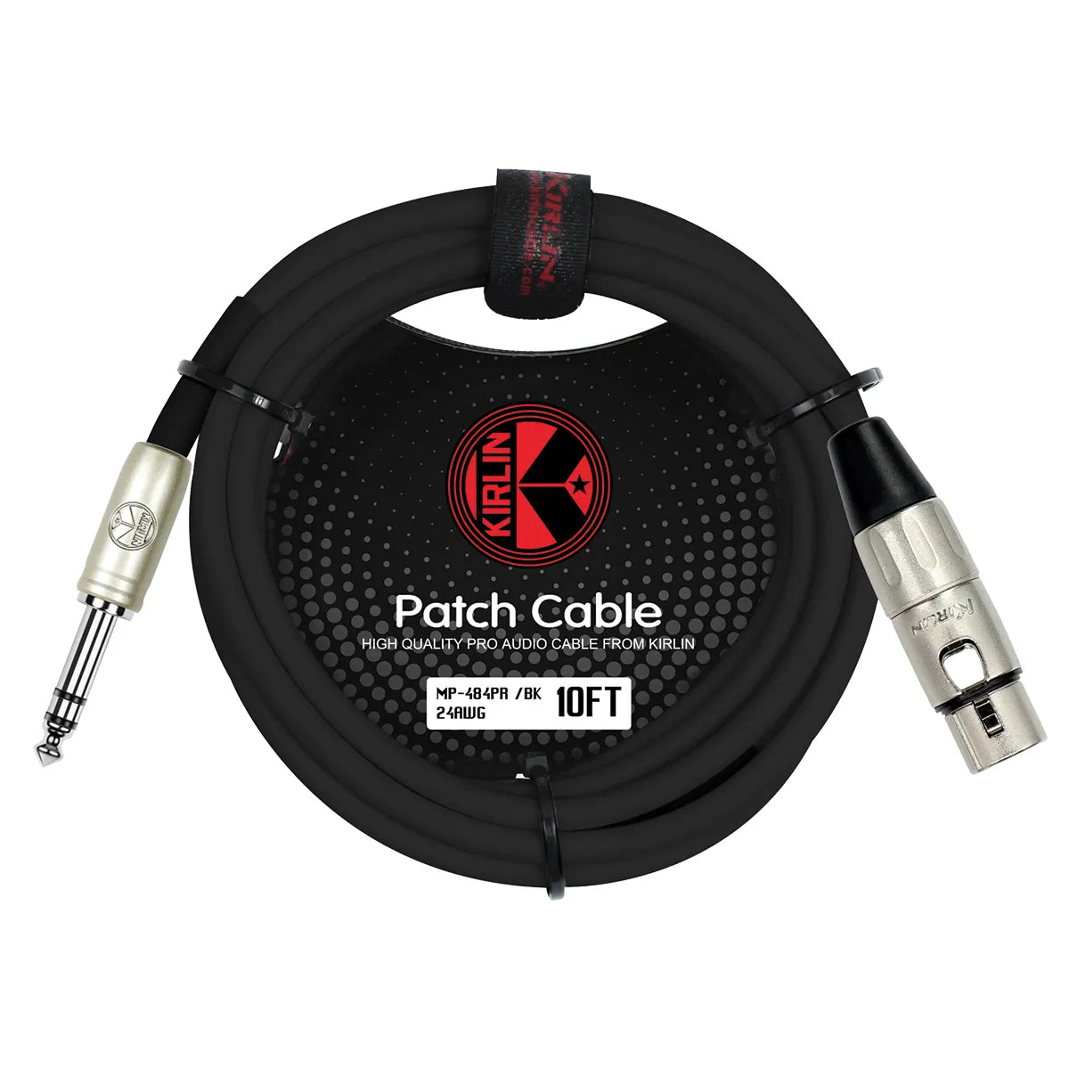 Kirlin 10Ft Female XLR to 6.5 Stereo Jack Cable KMP484PR-10 — view 3