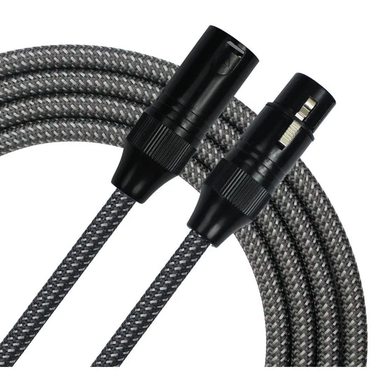 Kirlin 20ft Premium Plus XLR Male to XLR Female Microphone Cable KMWB220BG-20
