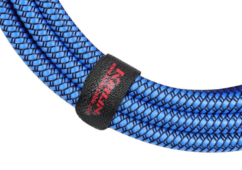 Kirlin 20ft Entry Woven Blue XLR Male to XLR Female Microphone Cable KMWC270PBBLA-20 — view 3