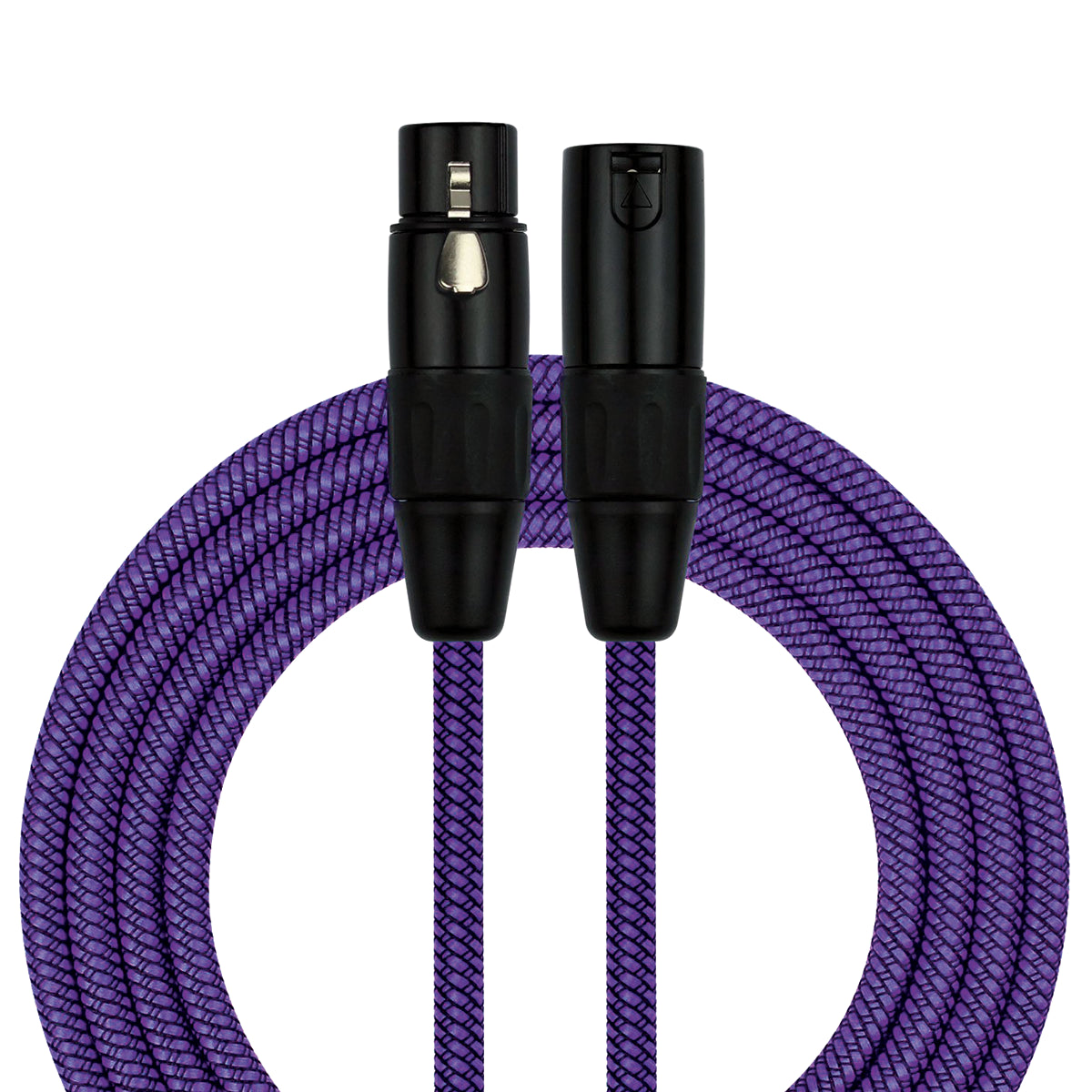 Kirlin 20ft Woven Purple XLR Male to Female Microphone Cable [KMWC270PBPUA-20]