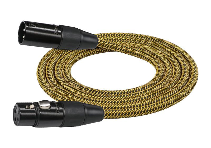 Kirlin 20ft Woven Tweed XLR Male to XLR Female Microphone Cable - KMWC270PBYA-20 — view 2