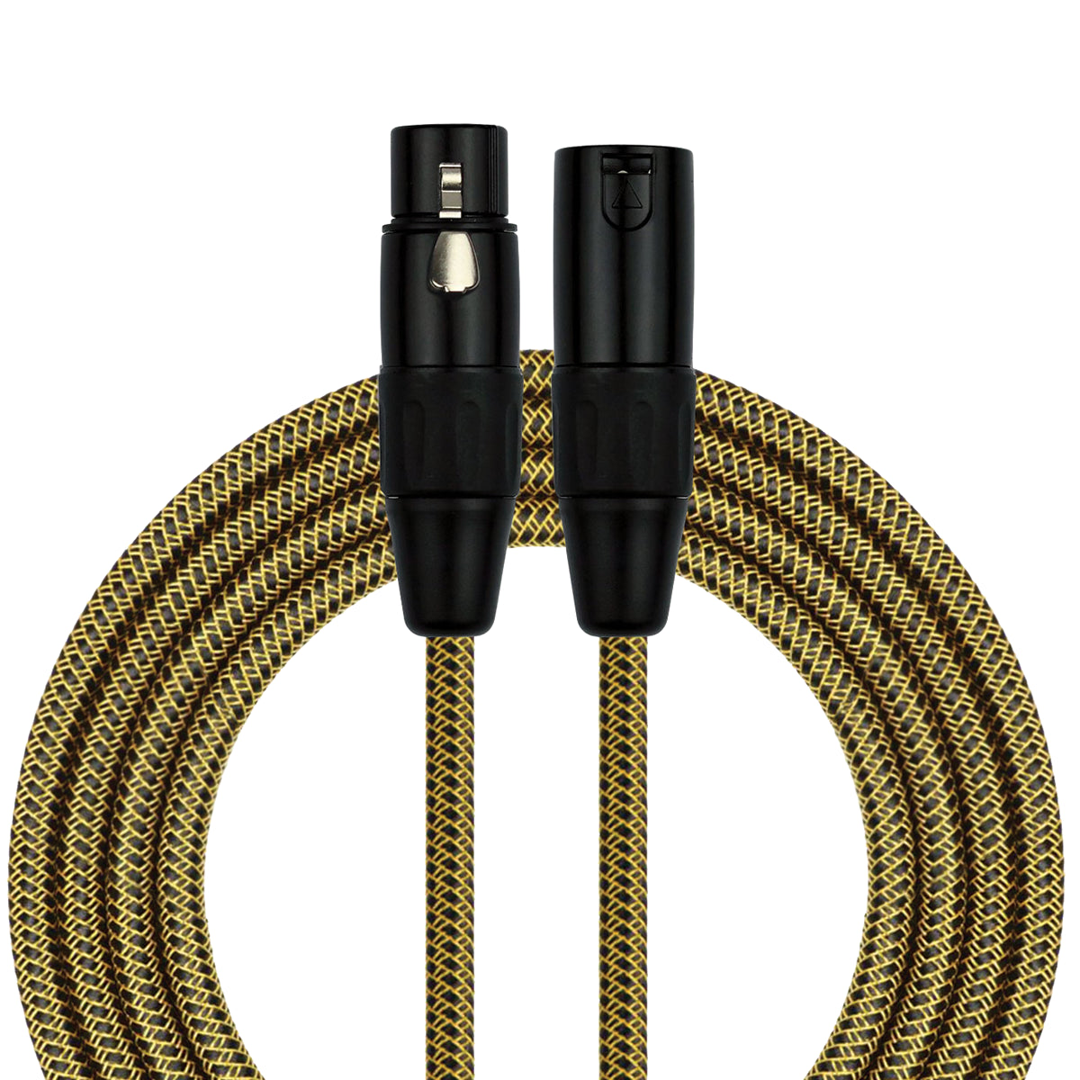 Kirlin 20ft Woven Tweed XLR Male to XLR Female Microphone Cable - KMWC270PBYA-20