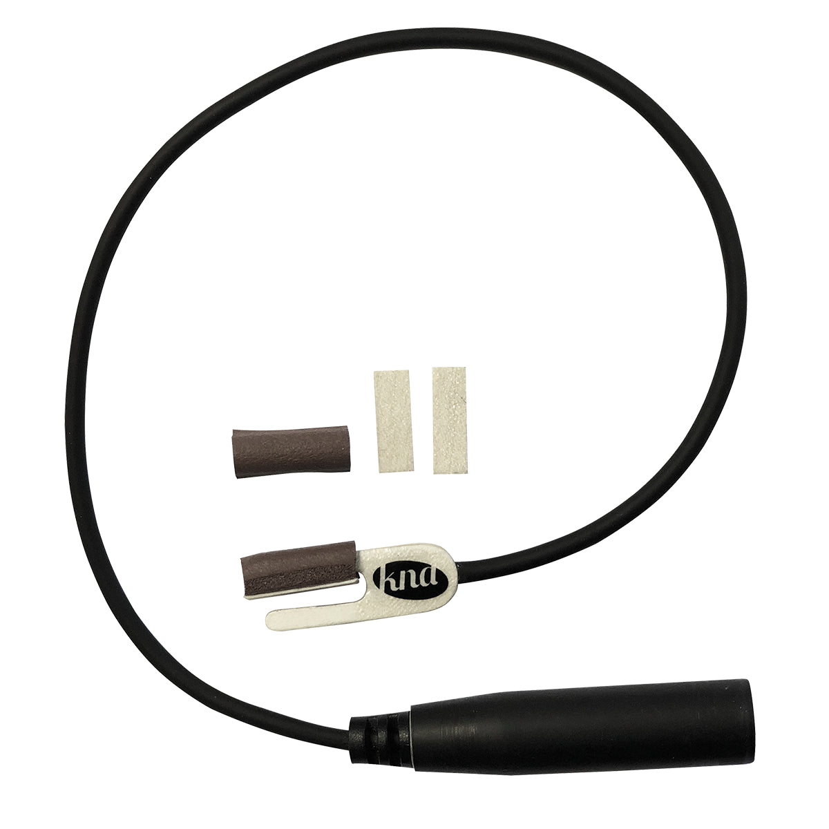 KNA BP-1 Bridge-Mounted Banjo Pickup with Wooden Sensor and Output Jack — view 4