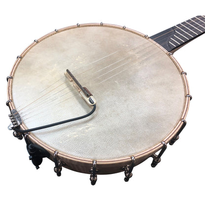 KNA BP-1 Bridge-Mounted Banjo Pickup with Wooden Sensor and Output Jack — view 2