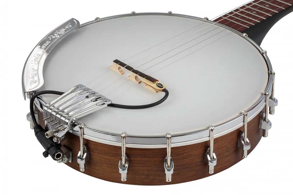 KNA BP-1 Bridge-Mounted Banjo Pickup with Wooden Sensor and Output Jack