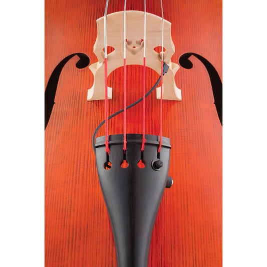 KNA DB-1 Double Bass Pickup with Portable Bridge-Mounted Piezo Sensor and Tailpiece Output Jack