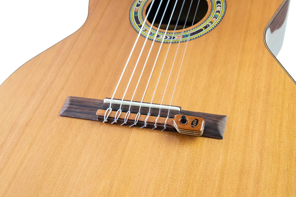 KNA NG2-7S Classical Guitar Pickup for 7 Strings with Volume Control and Mahogany Case — view 5