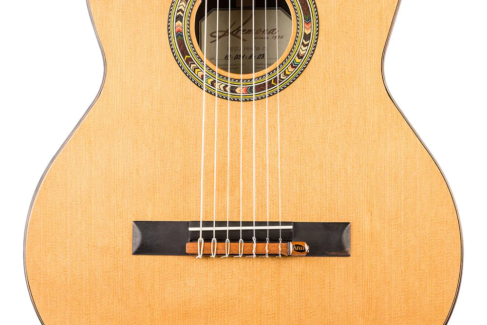 KNA NG-7S Classical Guitar Pickup for 7 Strings - Bridge-Mounted Piezo with Cables — view 2
