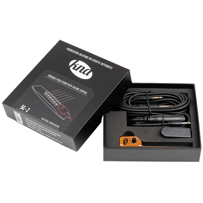 KNA SG-2 Acoustic Guitar Pickup with Volume Control and Cables — view 10