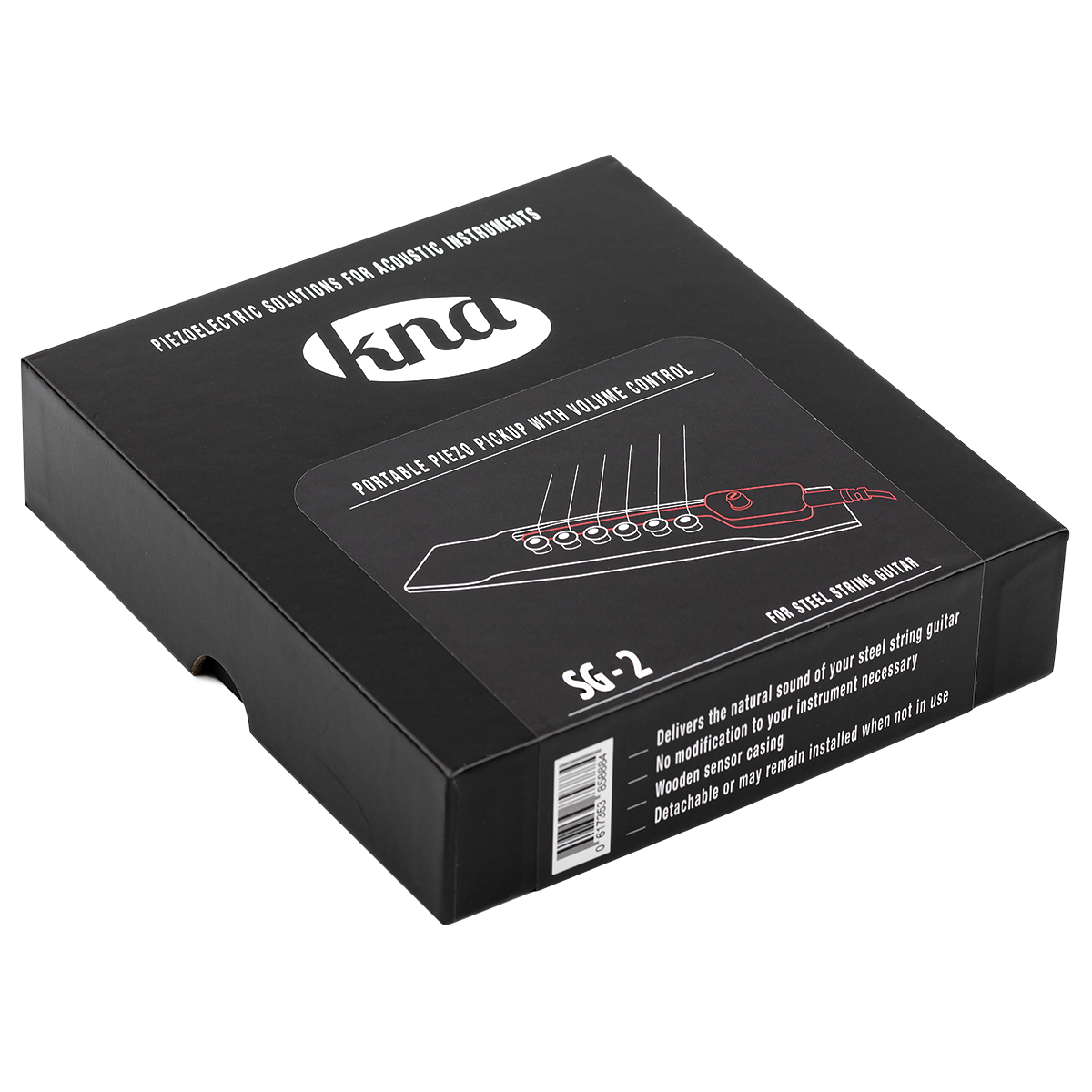 KNA SG-2 Acoustic Guitar Pickup with Volume Control and Cables — view 5