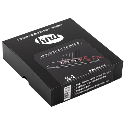 KNA SG-2 Acoustic Guitar Pickup with Volume Control and Cables — view 5