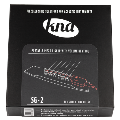 KNA SG-2 Acoustic Guitar Pickup with Volume Control and Cables — view 6