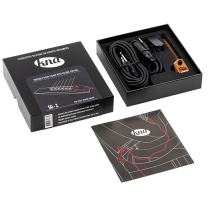 KNA SG-2 Acoustic Guitar Pickup with Volume Control and Cables — view 9
