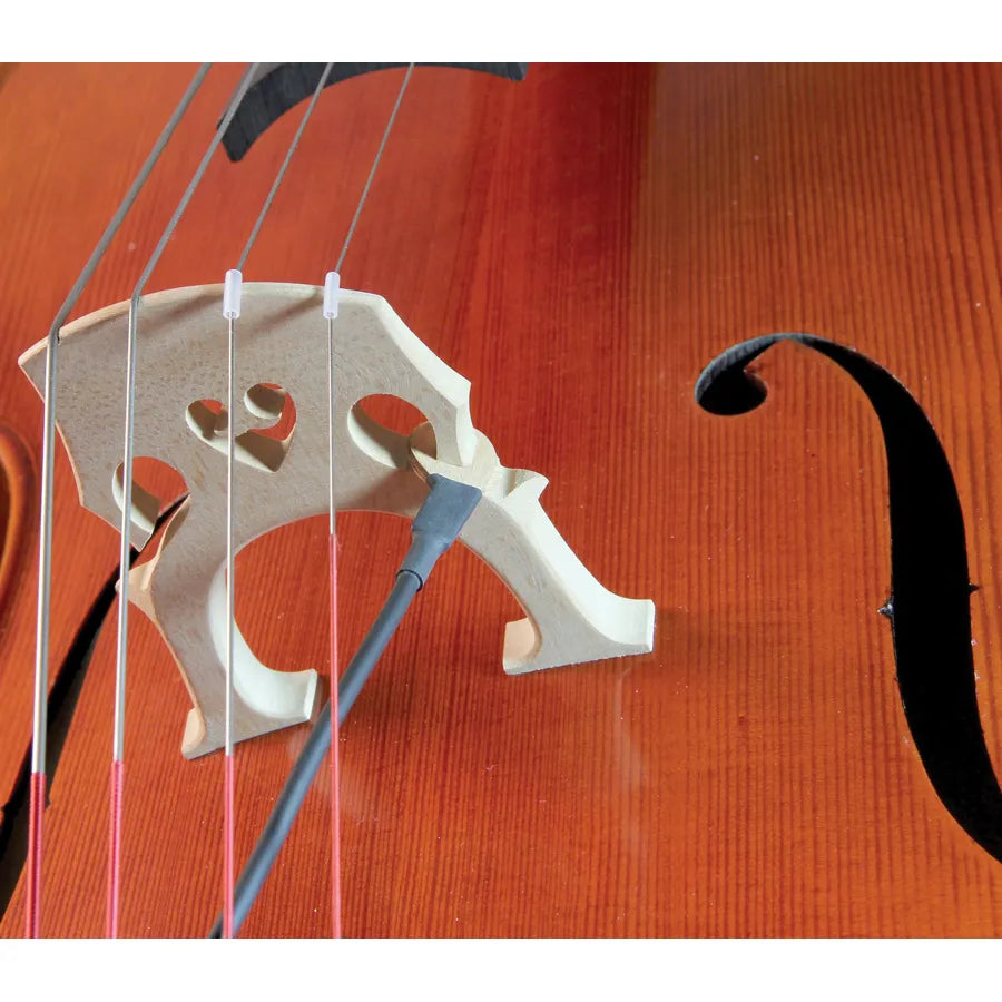 KNA VC-1 Cello Pickup with Wood-Encased Piezo Sensor and Tailpiece Jack