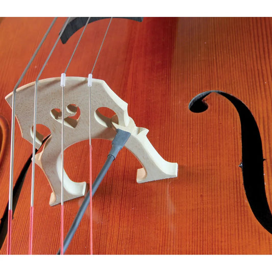 KNA VC-1 Cello Pickup with Wood-Encased Piezo Sensor and Tailpiece Jack