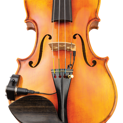 KNA VV-3V Ebony Violin Pickup with Onboard Volume Control — view 5