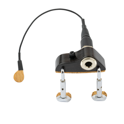 KNA VV-3V Ebony Violin Pickup with Onboard Volume Control — view 4