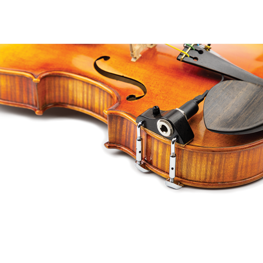 KNA VV-3V Ebony Violin Pickup with Onboard Volume Control
