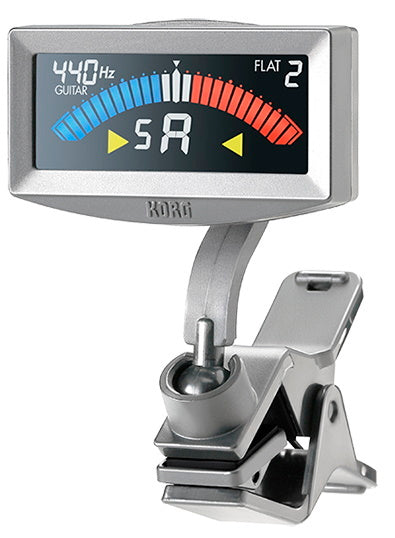 KORG Pitchcrow Clip On Tuner Metallic Silver