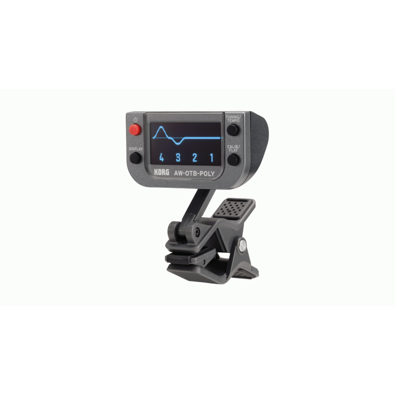 KORG AW-OTB OLED Clip-On Polyphonic Tuner for Bass — view 3