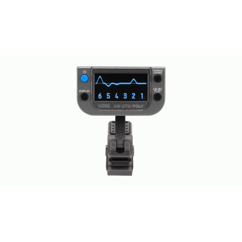 KORG AW-OTG OLED Clip-On Guitar Polyphonic Tuner