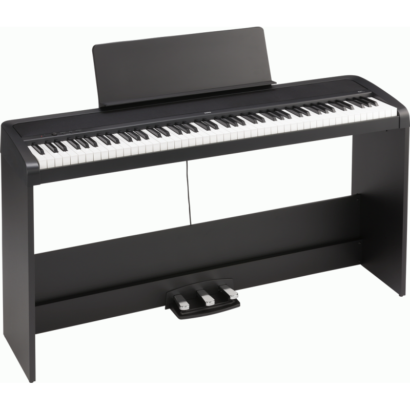 Korg B2 Plus 88 Note Weighted Digital Piano with Stand Pack - Black — view 2