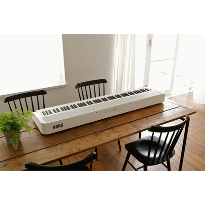 Korg B2 Plus 88 Note Weighted Digital Piano - White — view 3