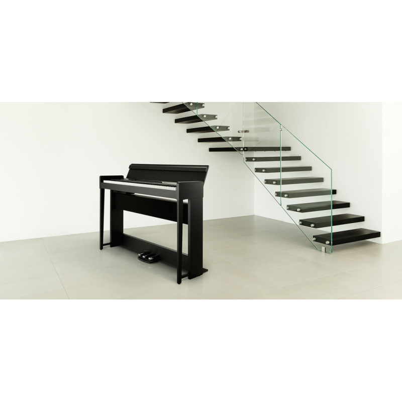 KORG C1 Air 88 Note Digital Piano in White and Black with Bluetooth and Recording Features — view 3
