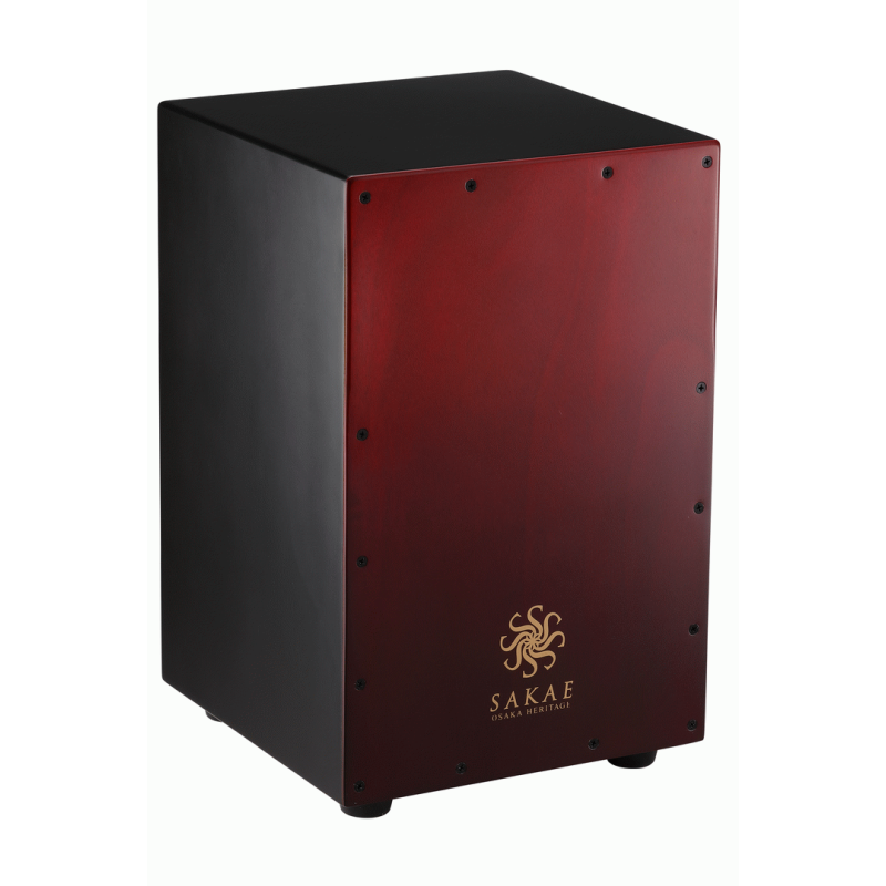Sakae CAJ-100W Cajon Resonance Plate - Red Fade — view 2