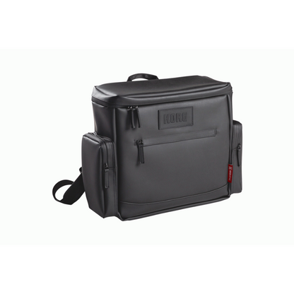 KORG SEQUENZ DJ Backpack for 12-inch Records, 17-inch MacBook, Headphones, Audio Interface, USB Cables - Black