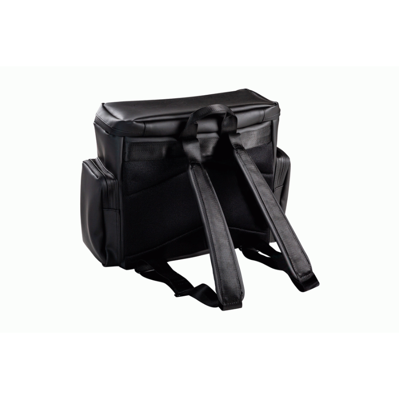 KORG SEQUENZ DJ Backpack for 12-inch Records, 17-inch MacBook, Headphones, Audio Interface, USB Cables - Black — view 2