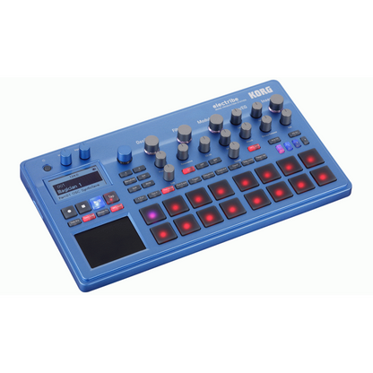 Korg Electribe 2 Synthesizer Production Machine - Metallic Blue — view 2