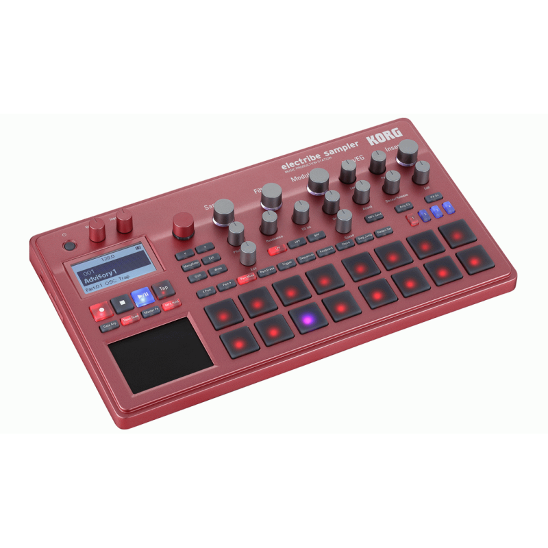 Korg Electribe 2 Sampler Red - Sample-Based Production Machine with Intuitive Controls and Live Performance Features — view 2