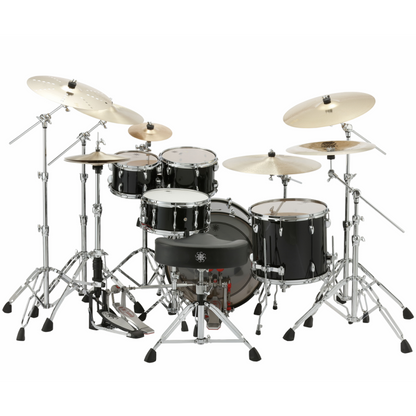 Sakae Evolved Maple 22" 4-Piece Shell Pack in Real Black with Tom Mount — view 2