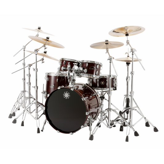 Sakae Evolved Maple 22" 4-Piece Shell Pack with Tom Mount - Wine