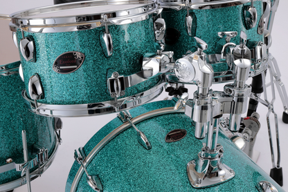 Sakae Evolved Maple 22" 4-Piece Shell Pack - Turquoise Champagne Finish — view 3